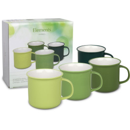 4er-Set Becher im Geschenkkarton - Elements - Jungle 4er-Set Becher im Geschenkkarton - Elements - Jungle