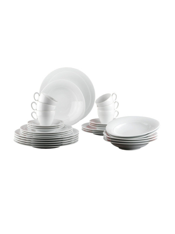 Trio Kombiservice 30-teilig weiss uni | Seltmann Shop