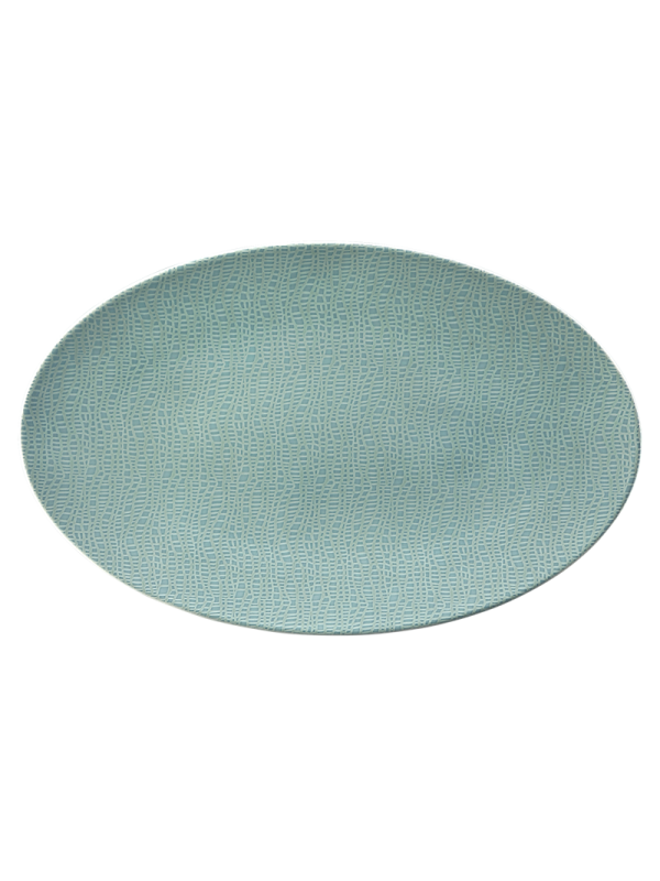 Life Servierplatte oval 40x26 cm Fashion Green Chic