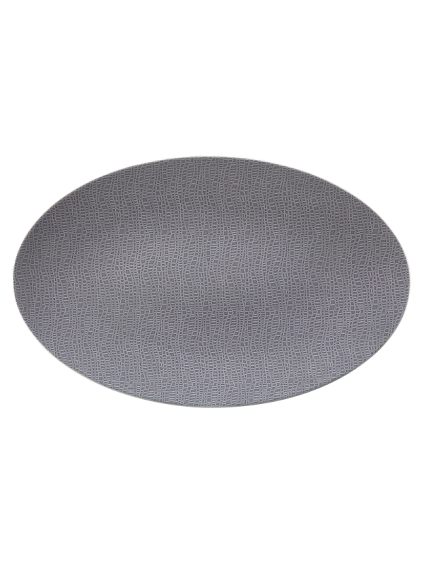 Life Servierplatte oval 40x26 cm Fashion Elegant Grey