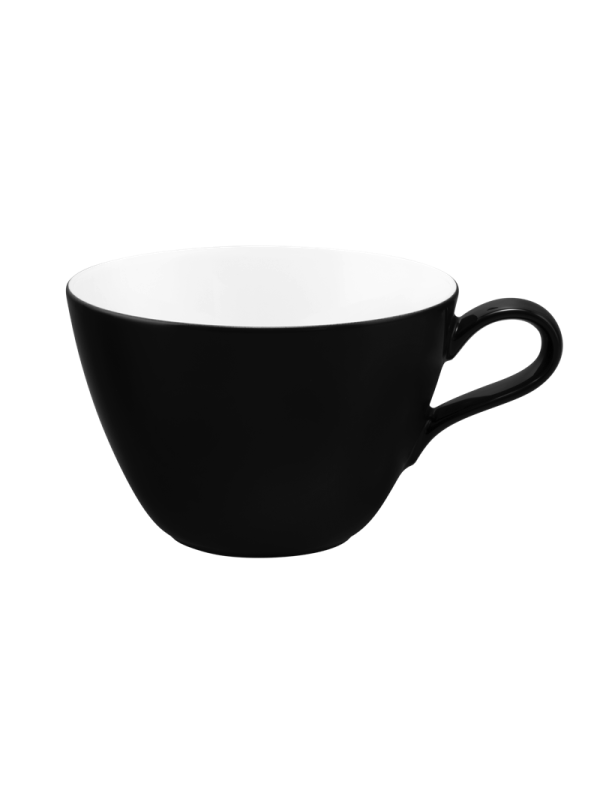 Life Milchkaffeetasse 0,37 l Fashion glamorous black