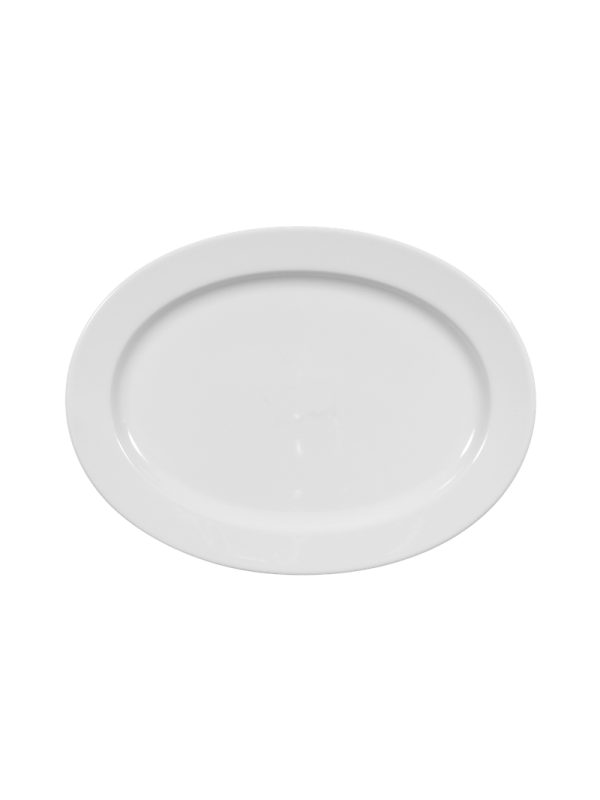 Meran Platte oval 28 cm weiß 