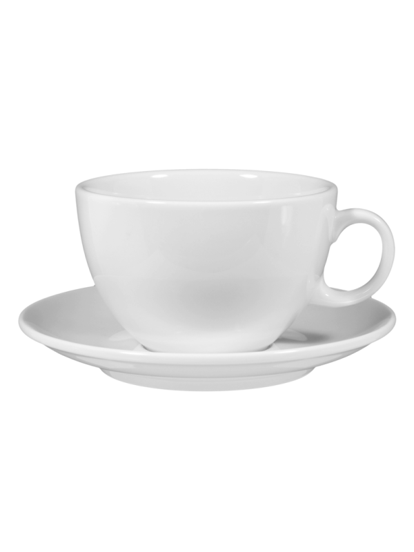 VIP. Tasse mit Untertasse 0,37 l 1164 weiß