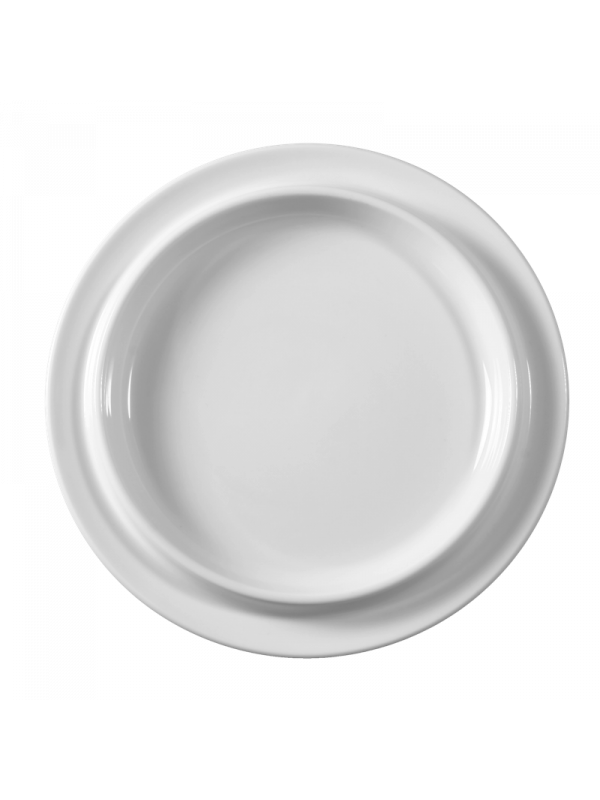 Buffet-Gourmet Platte rund 5120 18 cm weiß