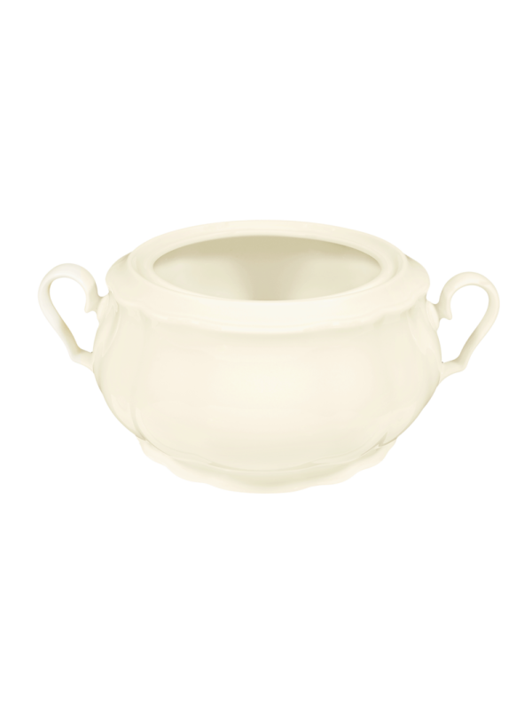 Marie-Luise Unterteil zur Schüssel mit Deckel elfenbein