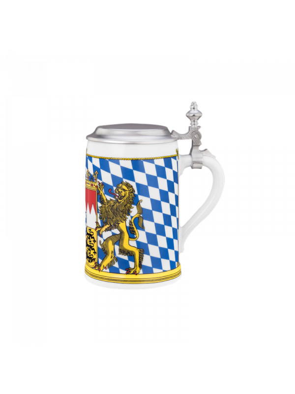 Compact Bierkrug mit Deckel 0,63 l Bayern
