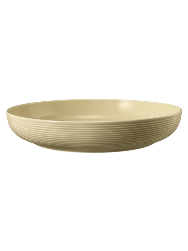 Beat Foodbowl 28 cm Color Glaze Sandbeige