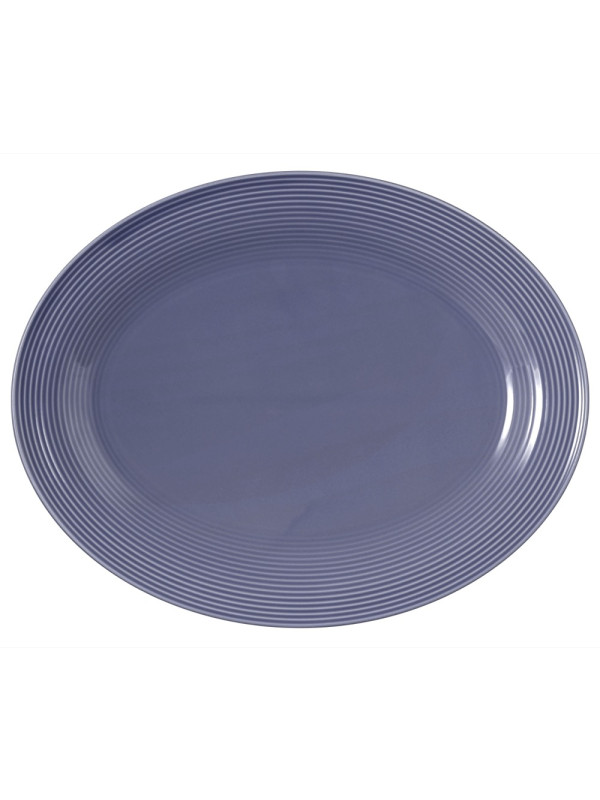 Beat Servierplatte oval 35x28 cm Color Glaze Fliederblau