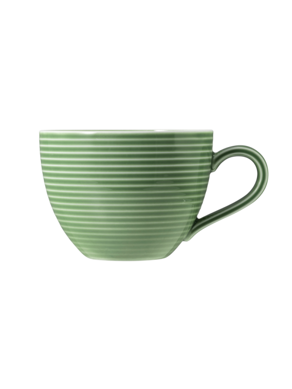 Beat Kaffeetasse 0,26 l mit Relief Color Glaze Salbeigrün