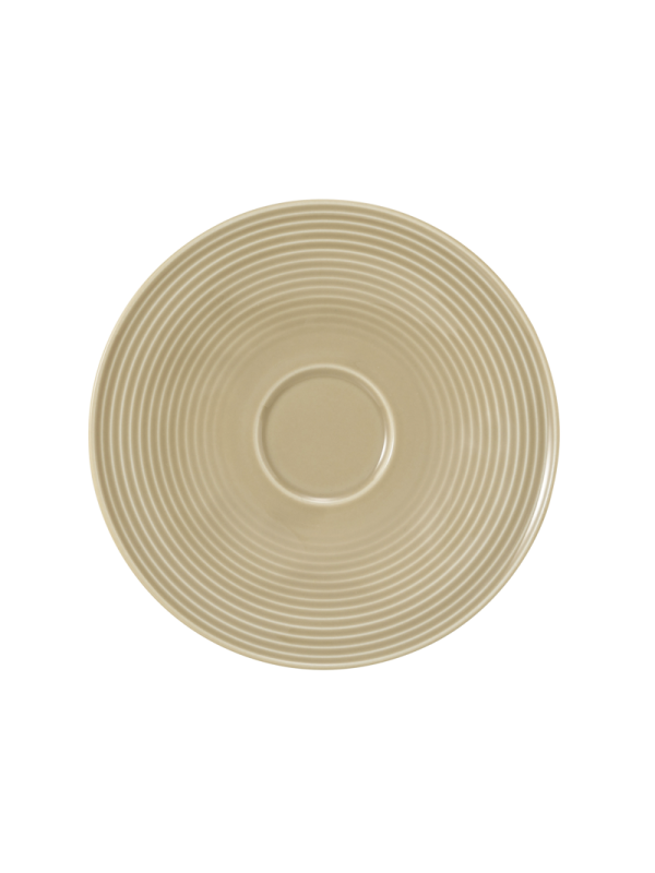 Beat Kombi-Untertasse groß 16,5 cm Color Glaze Sandbeige