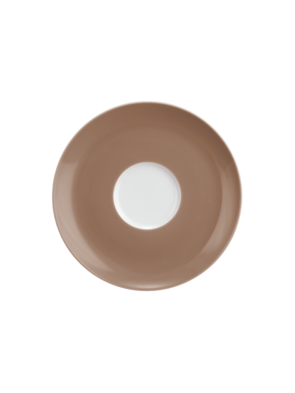 Liberty Kombi-Untertasse groß 16,5 cm Pure Colors cocoa brown