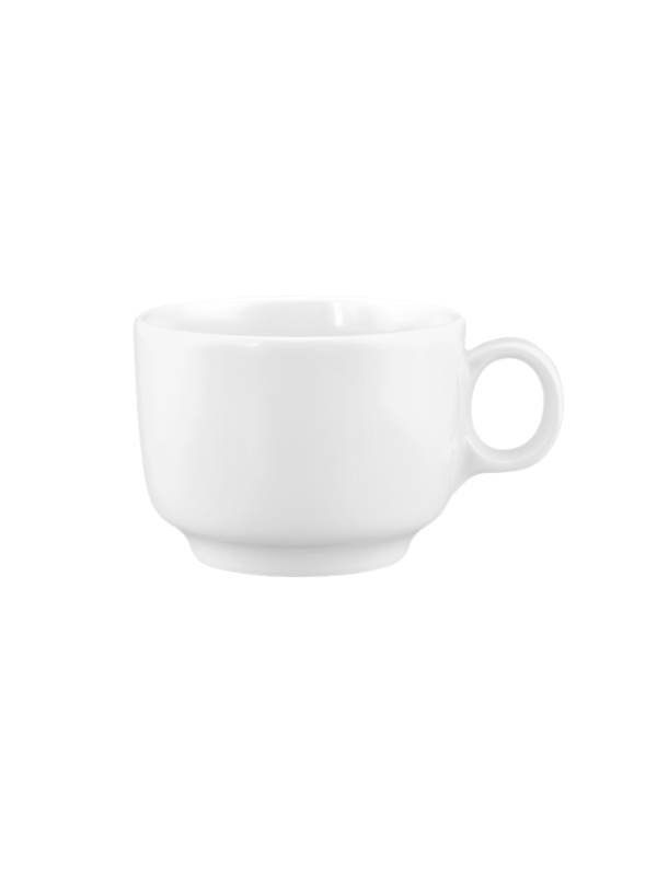 Sento Home Kaffeetasse 0,21 l mit Henkel weiß