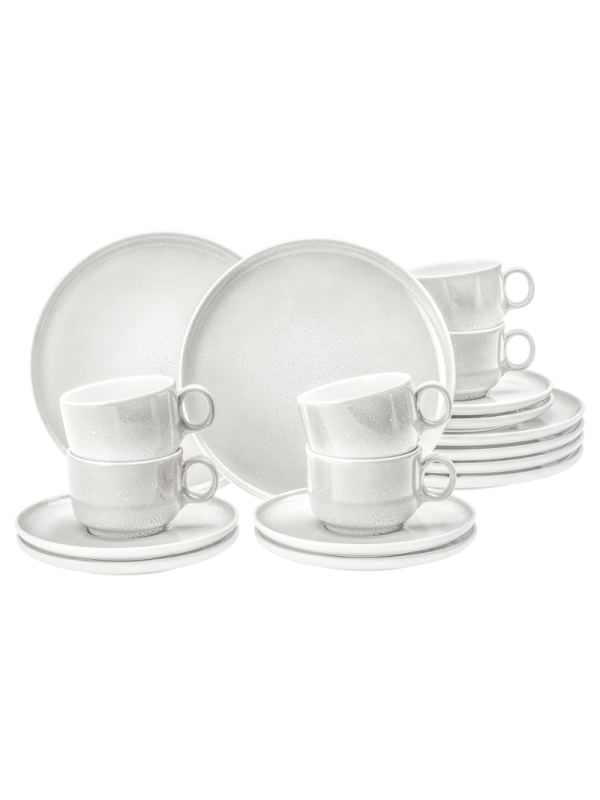 Sento Home Kaffeeservice 18-teilig Aura white Seltmann Shop