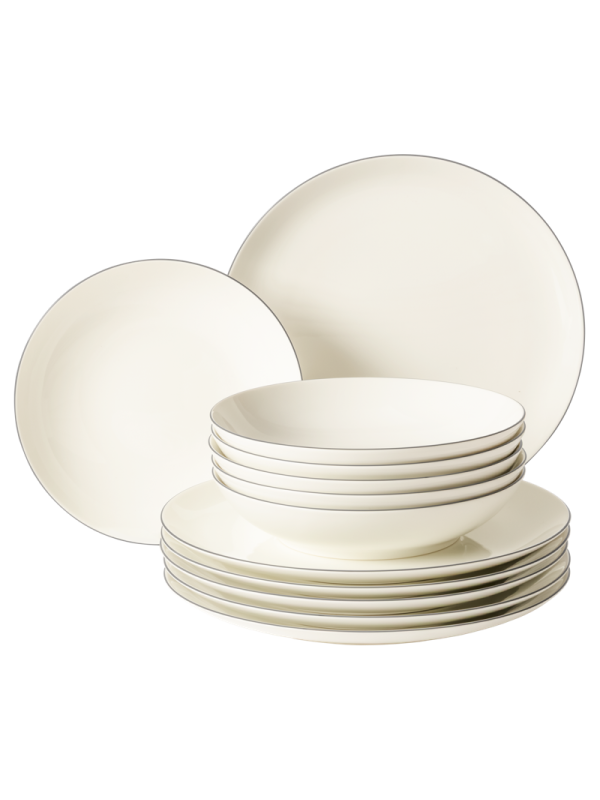 Savona Tafelservice 12-teilig Grey Line