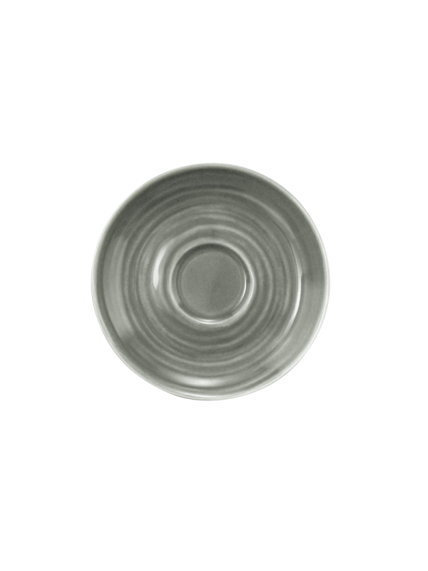 Terra Espressountertasse 12 cm Perlgrau uni