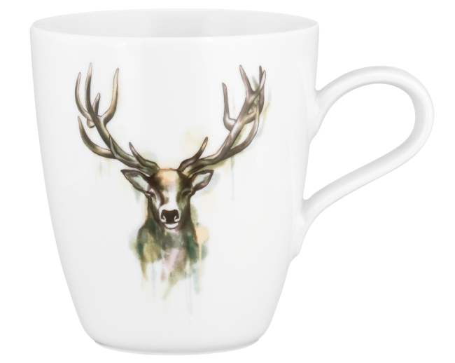 Seltmann Weiden Life Becher mit Henkel 0,40 l Nature Hirsch
