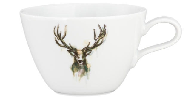 Seltmann Weiden Life Milchkaffeetasse 0,37 l Nature Hirsch