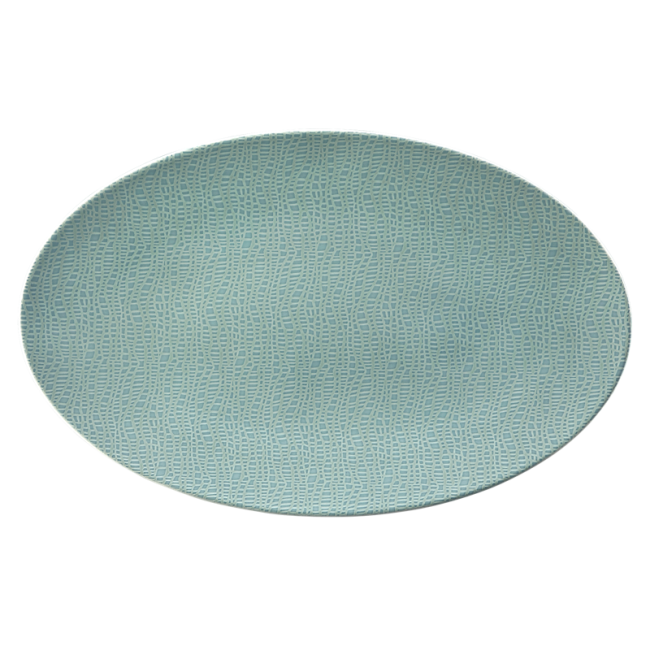 Seltmann Weiden Life Servierplatte oval 40x26 cm Fashion Green Chic