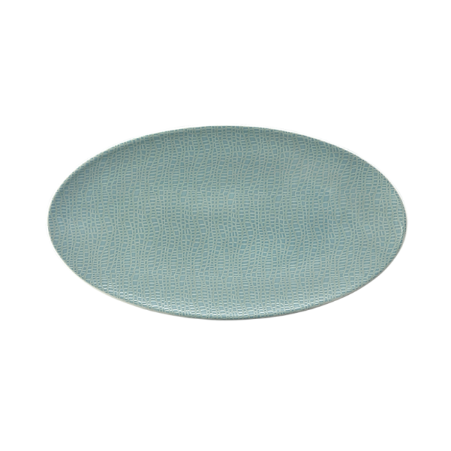Seltmann Weiden Life Servierplatte oval 33x18 cm Fashion Green Chic