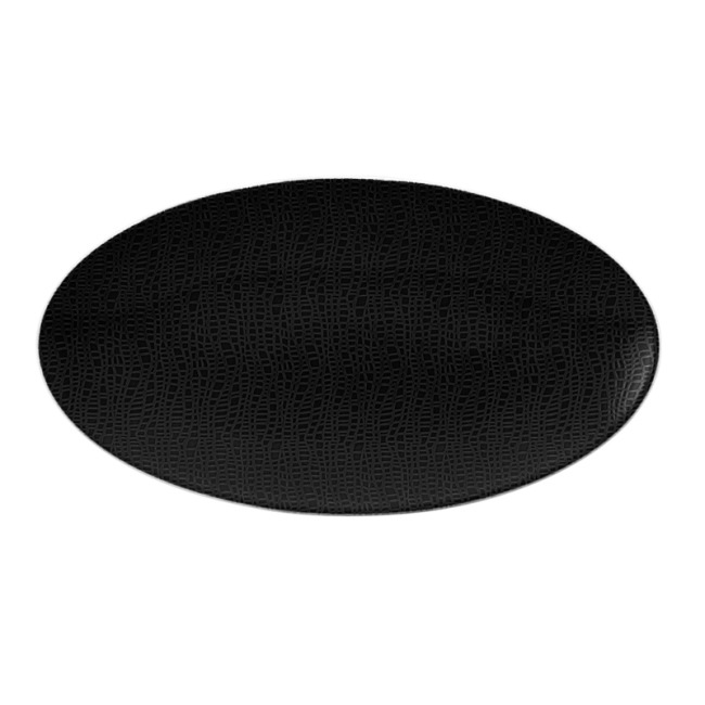 Seltmann Weiden Life Servierplatte oval 33x18 cm Fashion Glamorous Black