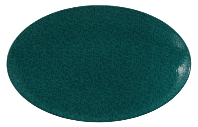 Seltmann Weiden Life Servierplatte oval 40x26 cm Fashion Trendy Petrol