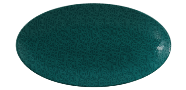 Seltmann Weiden Life Servierplatte oval 33x18 cm Fashion Trendy Petrol