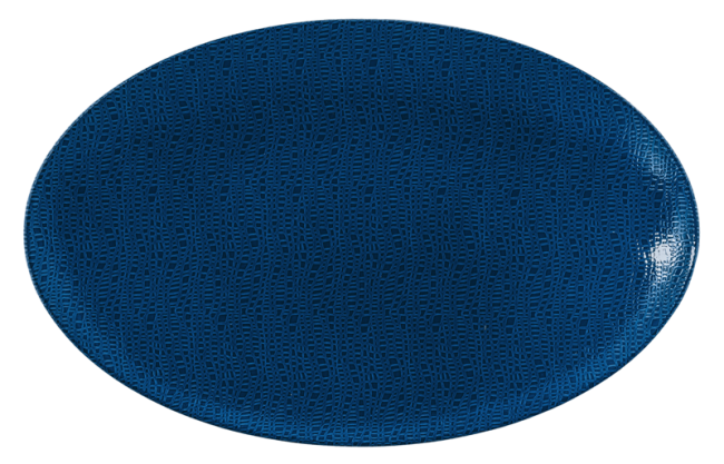Seltmann Weiden Life Servierplatte oval 40x26 cm Fashion Classic Blue
