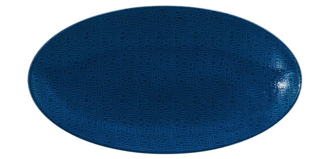 Seltmann Weiden Life Servierplatte oval 33x18 cm Fashion Classic Blue