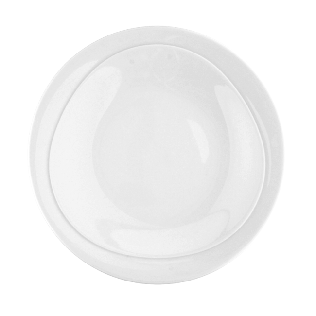 Seltmann Weiden Trio Frühstücksteller 23 cm weiß