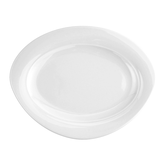 Seltmann Weiden Trio Platte oval 31 cm weiß