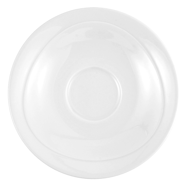 Seltmann Weiden Trio Untertasse zur Frühstückstasse 17,5 cm weiß