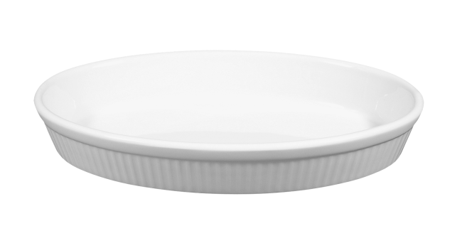Seltmann Weiden Lukullus Backform oval 24 cm weiß