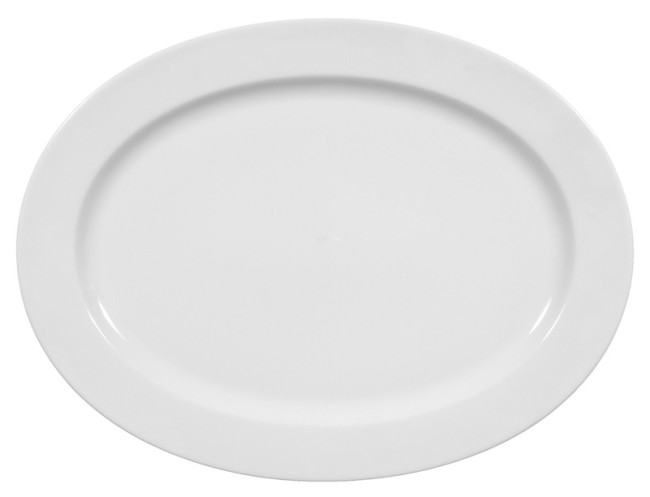 Seltmann Weiden Lukullus Servierplatte oval 35x26 cm weiss