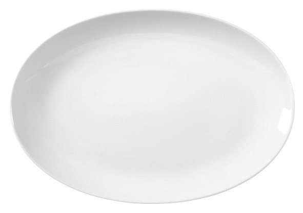 Seltmann Weiden Lido Platte oval 35 cm weiß