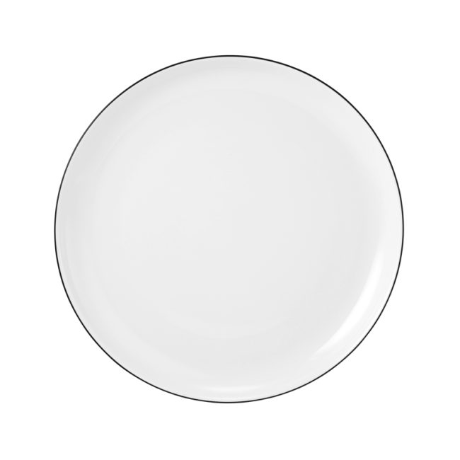 Seltmann Weiden Lido Frühstücksteller 20 cm Coup Black Line