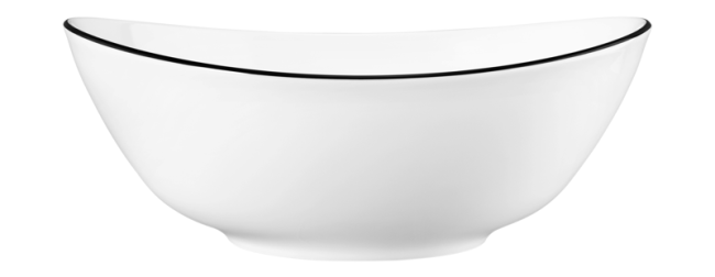 Seltmann Weiden Modern Life Schüssel oval 25,5 cm Black Line