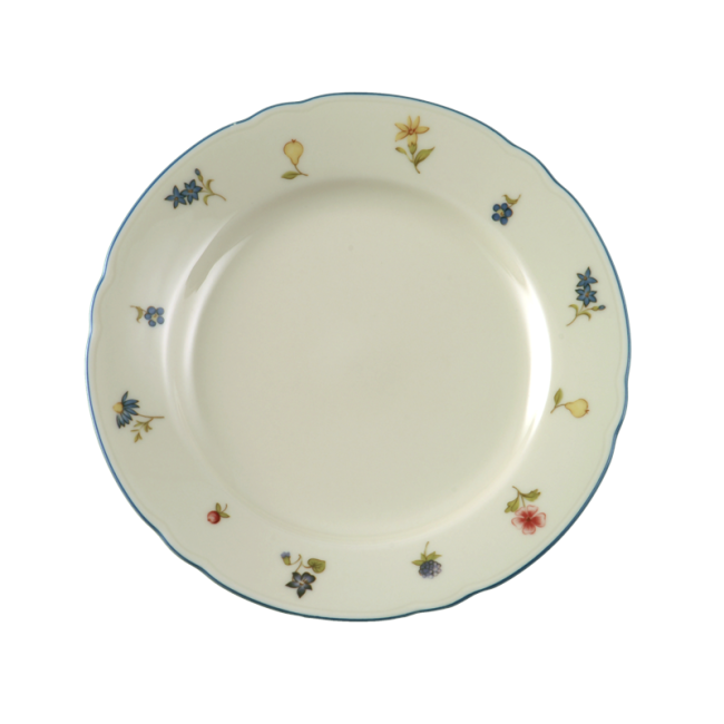 Seltmann Weiden Marie-Luise Brotteller 17 cm Streublume blauer Rand