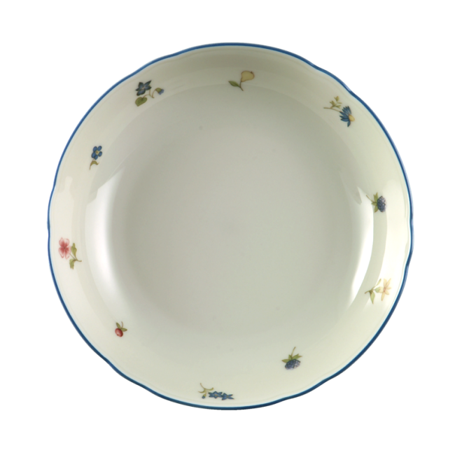 Seltmann Weiden Marie-Luise Salatschale 19 cm Streublume blauer Rand