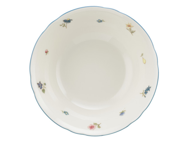 Seltmann Weiden Marie-Luise Dessertschale 15 cm Streublume blauer Rand