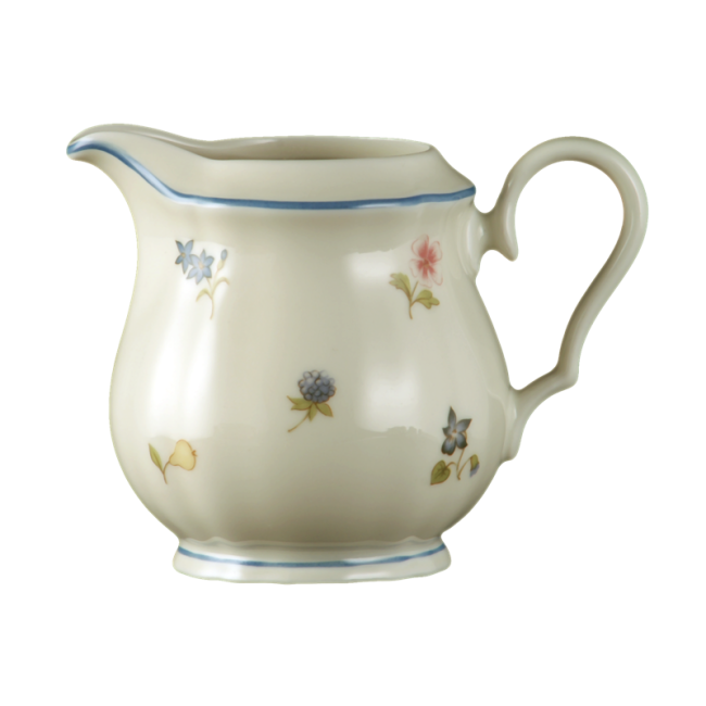 Seltmann Weiden Marie-Luise Milchkännchen 0,18 l für 6 Personen Streublume blauer Rand