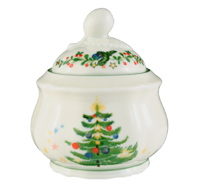 Seltmann Weiden Marie-Luise Zuckerdose 0,21 l für 6 Personen Weihnachten