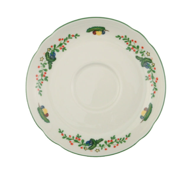 Seltmann Weiden Marie-Luise Untertasse zur Teetasse 13 cm Weihnachten