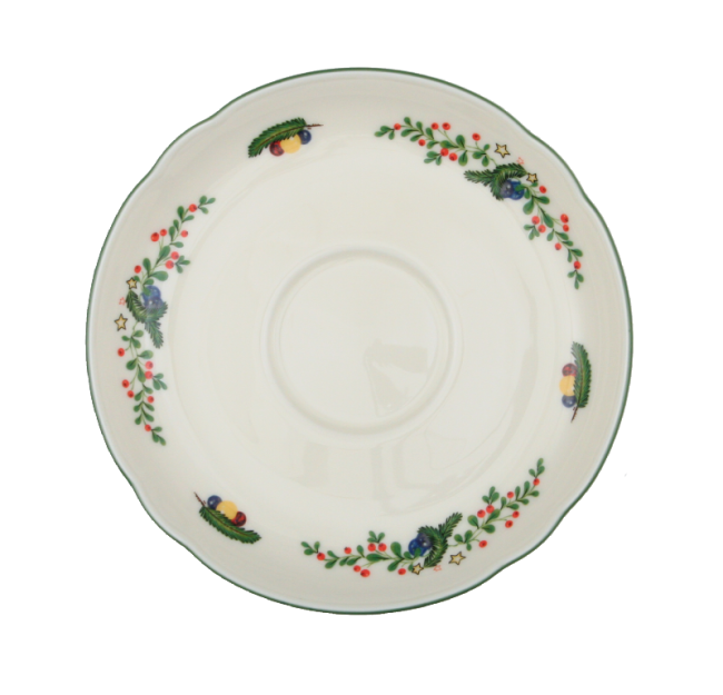 Seltmann Weiden Marie-Luise Kombi-Untertasse 15 cm Weihnachten