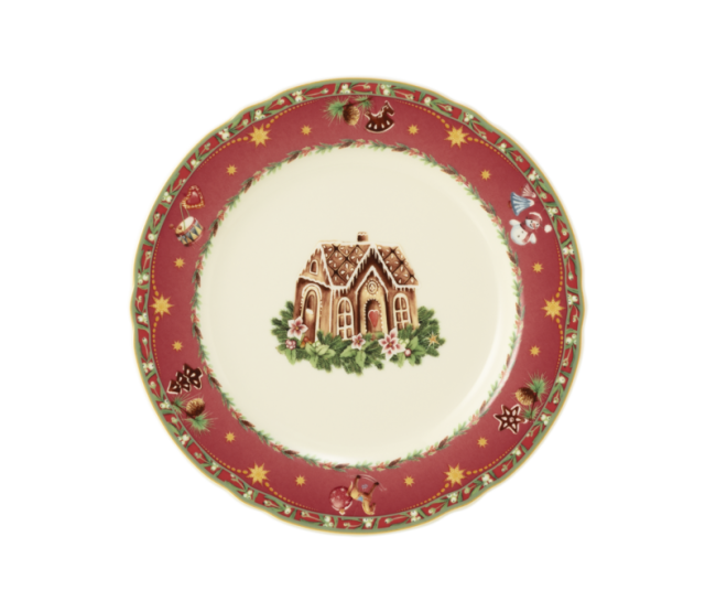 Seltmann Weiden Marie-Luise Brotteller rund 17 cm Weihnachtsnostalgie
