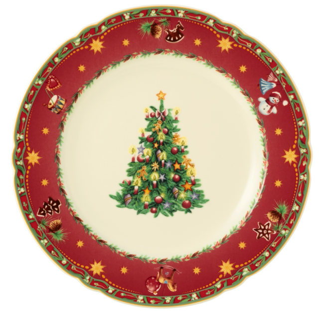 Seltmann Weiden Marie-Luise Speiseteller rund 25 cm Weihnachtsnostalgie