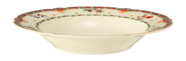 Seltmann Weiden Marie-Luise Suppenteller rund 23 cm Weihnachtsnostalgie