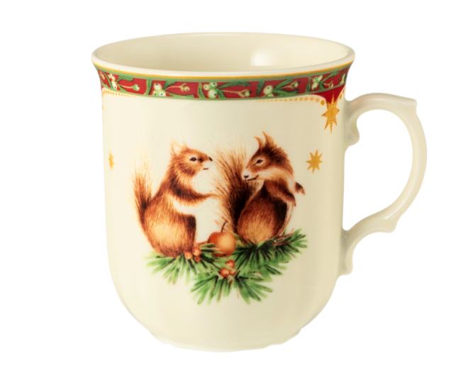 Seltmann Weiden Marie-Luise Becher mit Henkel 0,27 l Weihnachtsnostalgie