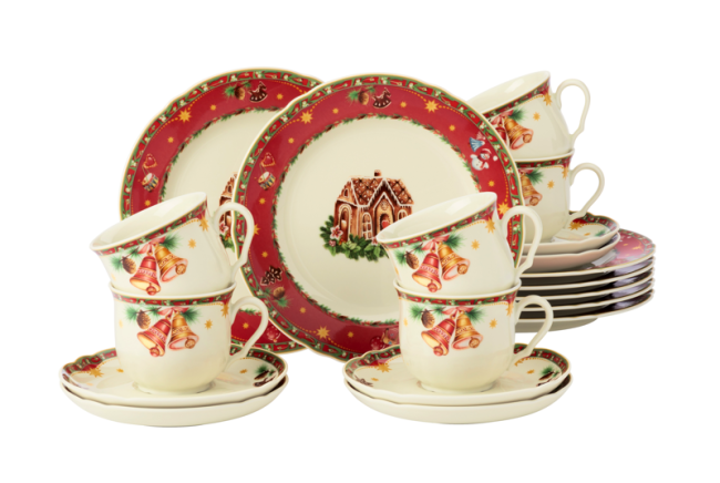 Seltmann Weiden Marie-Luise Kaffeeservice 18-teilig Weihnachtsnostalgie