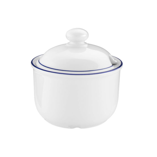 Seltmann Weiden Compact Zuckerdose 6 Personen Blaurand