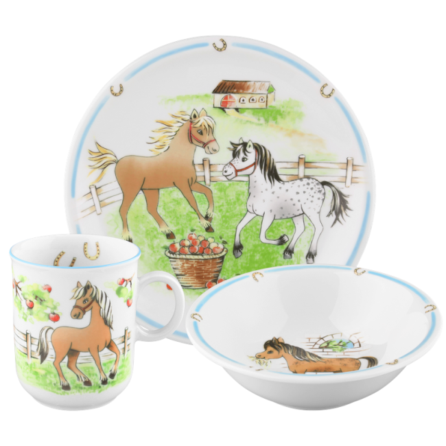 Seltmann Weiden Compact Kinder-Satz 3-teilig Mein Pony